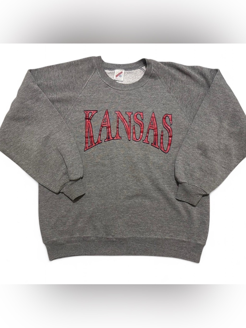 Collegiate Jerzees greg kansas crewneck sweatshirt